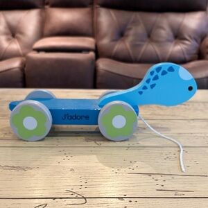 Jadore Blue Pull-Along Dinosaur Toy